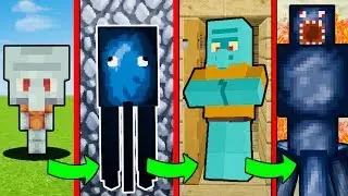 КАК МЕНЯЛСЯ СПРУТ МУТАНТ И ЕГО ЖИЗНЕННЫЙ ЦИКЛ В МАЙНКРАФТ ~ ЭВОЛЮЦИЯ И ТРОЛЛИНГ MINECRAFT МУЛЬТИК
