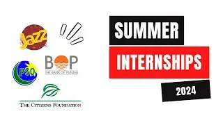 Summer Internships 2024 | For Undergraduate and Masters Students