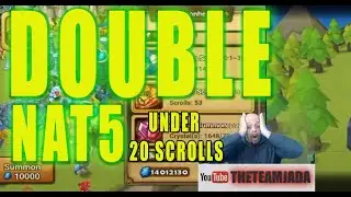 Double Nat5 Under 20 Scrolls!!! Lets go!!!