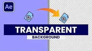 How To Export a Video with Transparent Background in After Effects