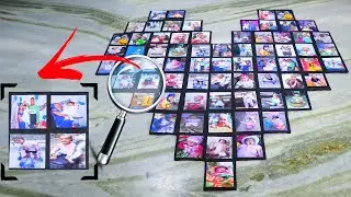 Heart Shape Family Photo Frame Making | Cardboard Photo Frame |