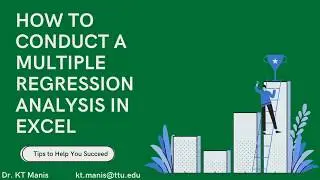 How to conduct a multiple regression analysis in Excel