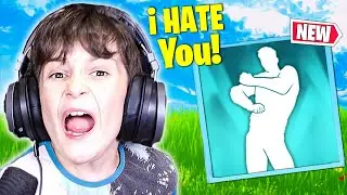 Trolling ANGRY Kid With *NEW* Feel The Flow Emote (RAGE)