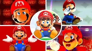 Evolution of Mario Deaths & Game Over Screens in Super Mario Games (1985-2025)