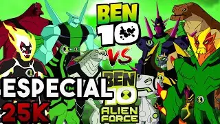 BEN 10 - DESTRUIÇÃO DE ALIENS: ALIENS DO CLÁSSICO VS ALIENS DO ALIEN FORCE