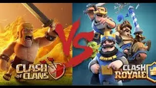 Clash royale vs Clash of Clans. Сколько вермени нужно чтобы вкачать фул в Clash Royale