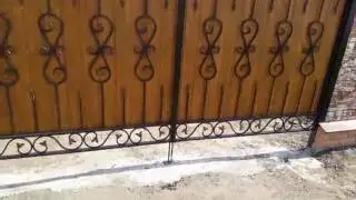 Очень красивый Забор из профнастила