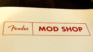 Fender Mod Shop Stratocaster - Unboxing and Demonstration