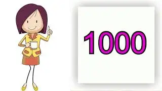 1000 er ritmik sayma