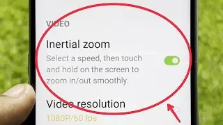 Inertial zoom in Camera || Realme Phones