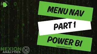 Menu Navigation Part 1