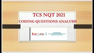 TCS NQT 2021 | Coding Questions Solutions
