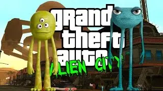 Офигенный Мод для GTA San Andreas! [GTA Alien City: Anderius] [Обзор Мода]