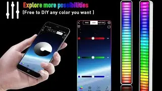 PANDUAN PENGGUNAAN Lampu Dekorasi Lampu LED RGB Bar Strip Sound Rhythm Light USB 32 LED