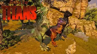 The Knockback Kings Squad! Modded Pachy PVP-Path of Titans Gameplay-