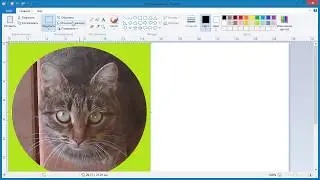 Как в Paint вставить две картинки