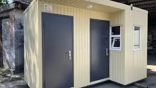 Модульний санвузол з приміщенням касира