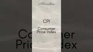 CPI   Consumer Price Index