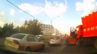 дятлы на дороге 1