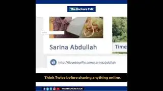 Think Twice before sharing anything Online
