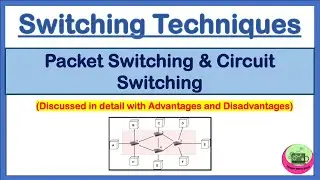 Switching Techniques in Computer Network| What is Circuit Switching and Packet Switching| S2CS