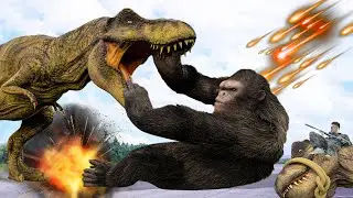 T-Rex Chase - Part 19 - Jurassic World Dinosaur Fan Movie