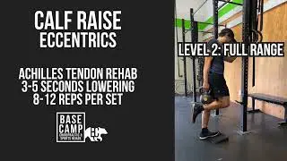 CALF RAISE eccentrics for ACHILLES PAIN