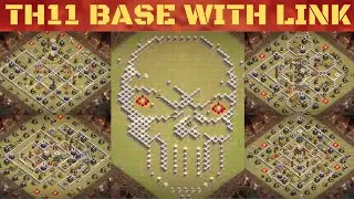 TOWN HALL 11 BASE WITH LINK ! new th 11 war base link ! Clash of Clans Th 14 base link in 3 minutes