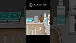 Satisfying ASMR Toenail Polish & Pedicure Animation