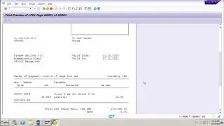 SAP MM How to Print Contract ME9K