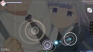 this osu beatmap showcase video has only hitsound bcuz the music is copyrighted (aharen san opening)
