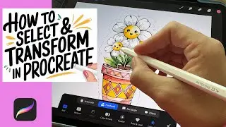 Selection & Transform Tools in Procreate | Beginner Lesson
