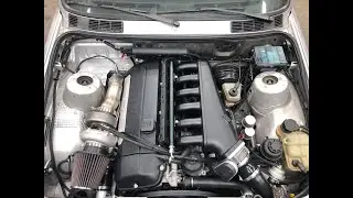 BMW E30 M54B30 TURBO 610hp&760nm on Siemens MS43 ECU Dragy 100-200 5sec