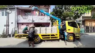 Pemasangan U-ditch Saluran Air Beton