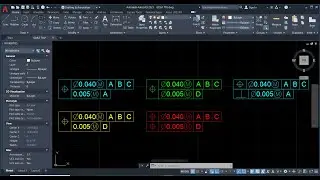 How to Apply GD&T Feature Control Frame in AutoCAD