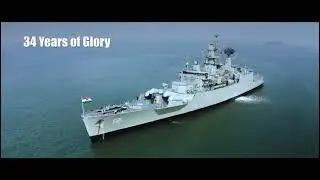 Decommissioning of INS Gomathi on 28 May 22 at the Naval Dockyard, Mumbai