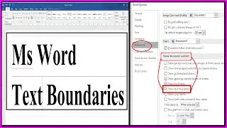 How To Show Text Boundaries in MS Word Easily