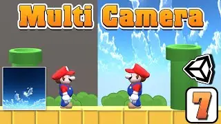 Unity 3D Basic : How to use Second Camera or Multi Camera / Visual Scripting Tutorial Part 7