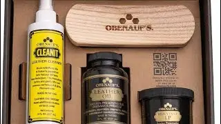 ULTIMATE LEATHER BOOT CLEANING KIT FROM: OBENAUF’S LEATHER CARE ESSENTIALS 🥾 MADE IN THE 🇺🇸 USA 🇺🇸