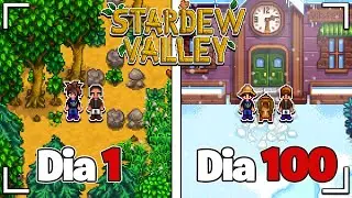 JOGUEI 100 DIAS NO STARDEW VALLEY em DUO! com @ExploradorPreguicoso