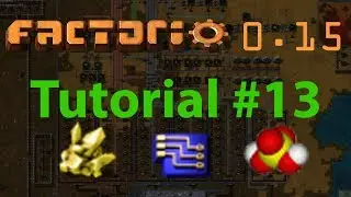 Factorio Tutorial #13 - Acid, batteries, blue circuits