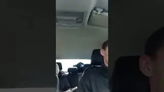 Пьяная бабка едет домой