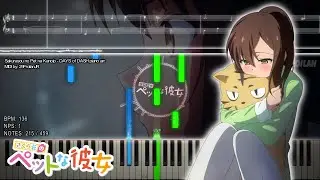 『Playable MIDI / Synthesia Visual』 Sakurasou no Pet na Kanojo - DAYS of DASH piano arr.
