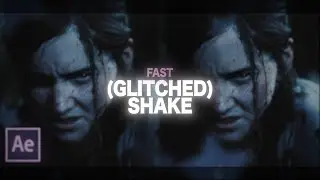 fast (glitched) shake | after effects