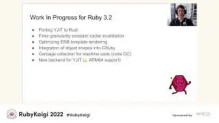 [EN]Building a Lightweight IR and Backend for YJIT / Maxime Chevalier-Boisvert @maximecb
