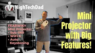 FEARWIKY Mini Projector Review – Unboxing an Under $60 4K-Ready Deal!