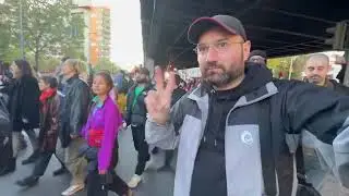 Митинг в Берлине в поддержку Палестины.