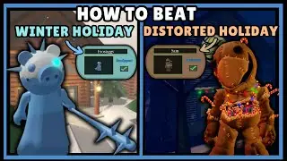 ❄️ How To Beat WINTER + DISTORTED HOLIDAY in Piggy! (UNLOCK FROSTIGGY + SAM SKINS)
