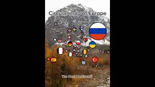 Circular map of Europe #shorts #history #mapping #mapper #short #viralvideo #popular #memes #meme