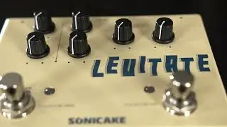 SONICAKE Levitate Delay Reverb Effects Pedal on Bass 